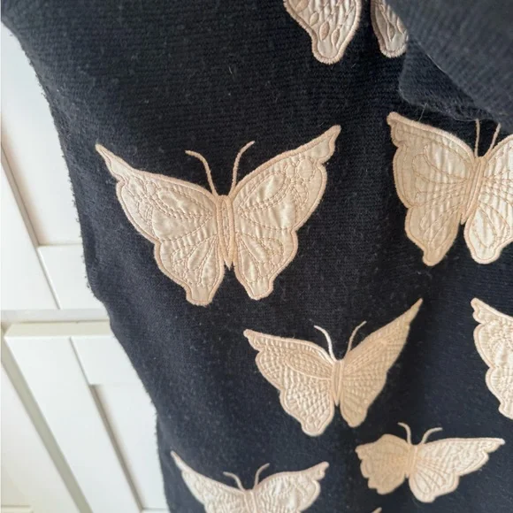 Johnny Waas Embroidered Cardigan with Butterfly Design - Picture 10 of 12